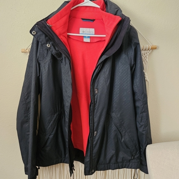 Womans Columbia 2 In 1 Coat MEDIUM - Picture 7 of 10